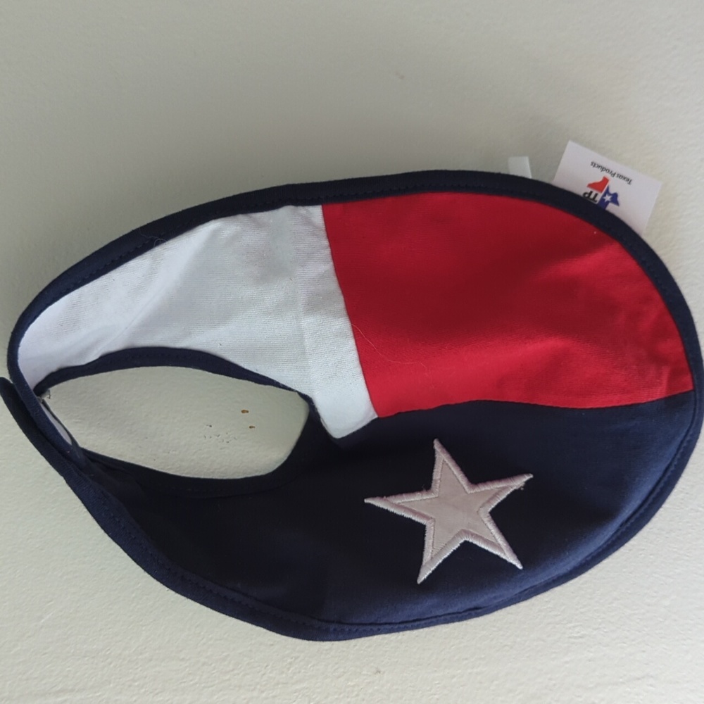 Texas baby bib